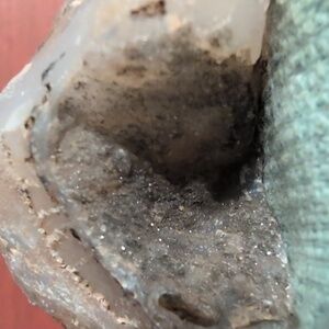 Agate With Drusy Crystals #10